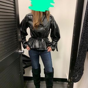 NWOT moto Leather jacket